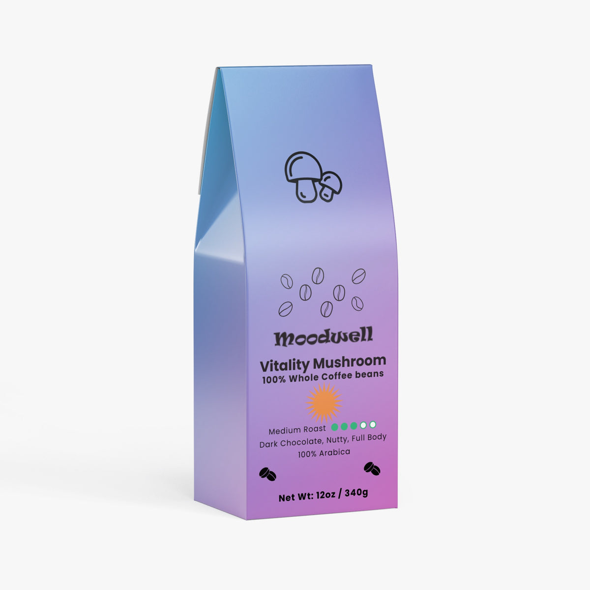 Vitality Mushroom Coffee (Medium Roast)