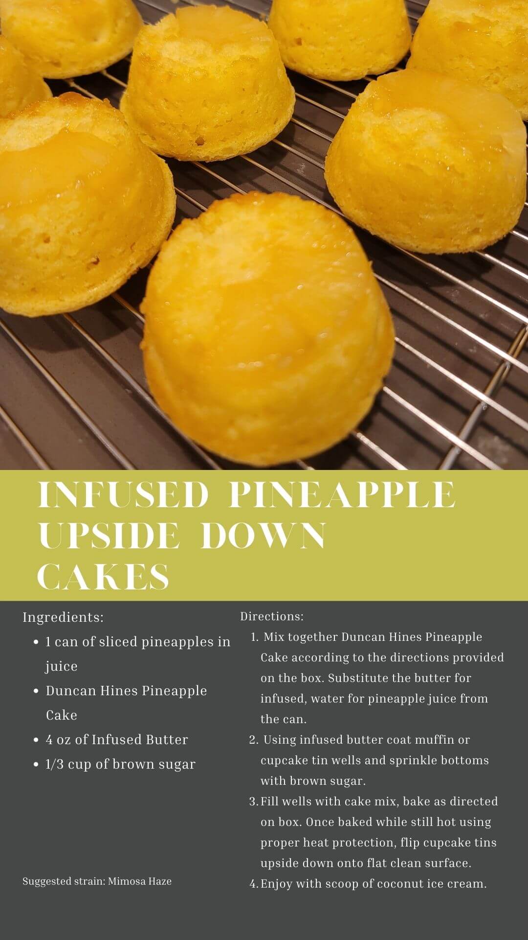 infused pineapple upside down cake recipe